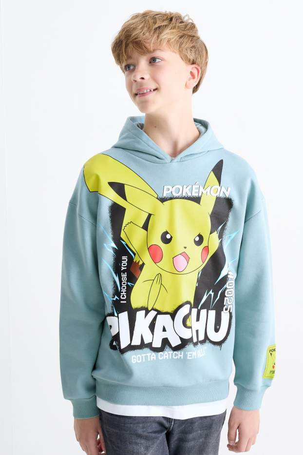 Copii - Băieți - Pokémon - Pikachu - hanorac - albastru