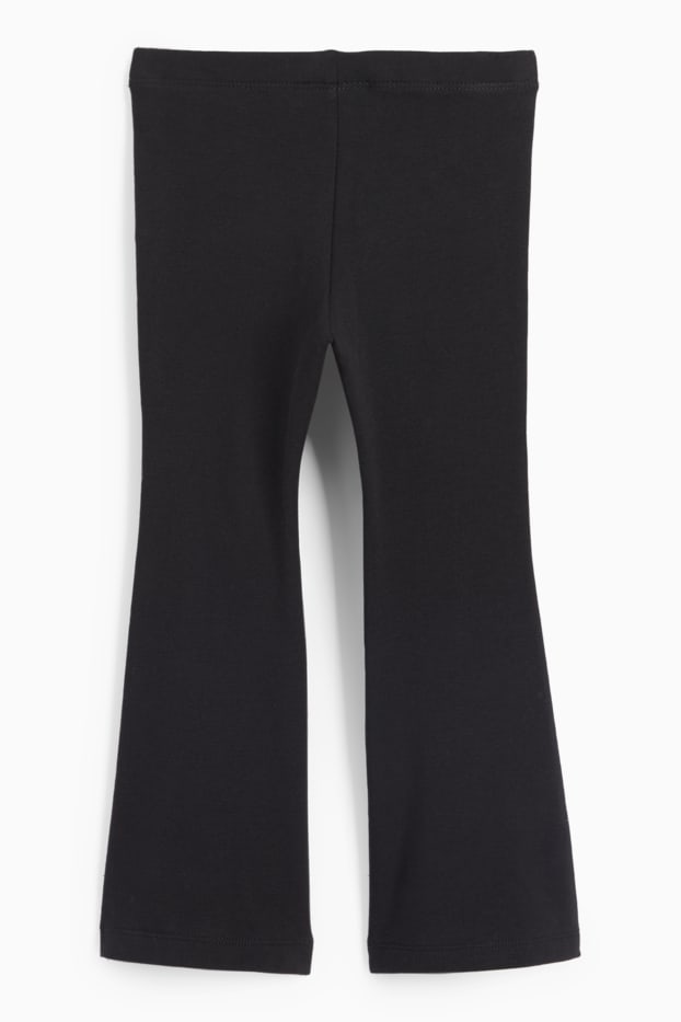 Enfants filles - Flared legging chaud - noir