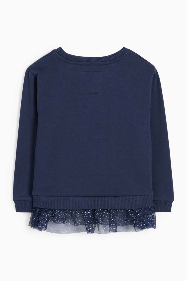 Kinder Mädchen - Die Eiskönigin - Sweatshirt - dunkelblau