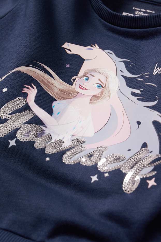 Kinder Mädchen - Die Eiskönigin - Sweatshirt - dunkelblau