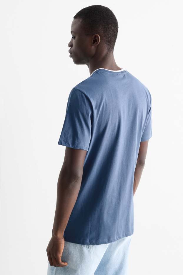Herren - T-Shirt - Harvard University - blau