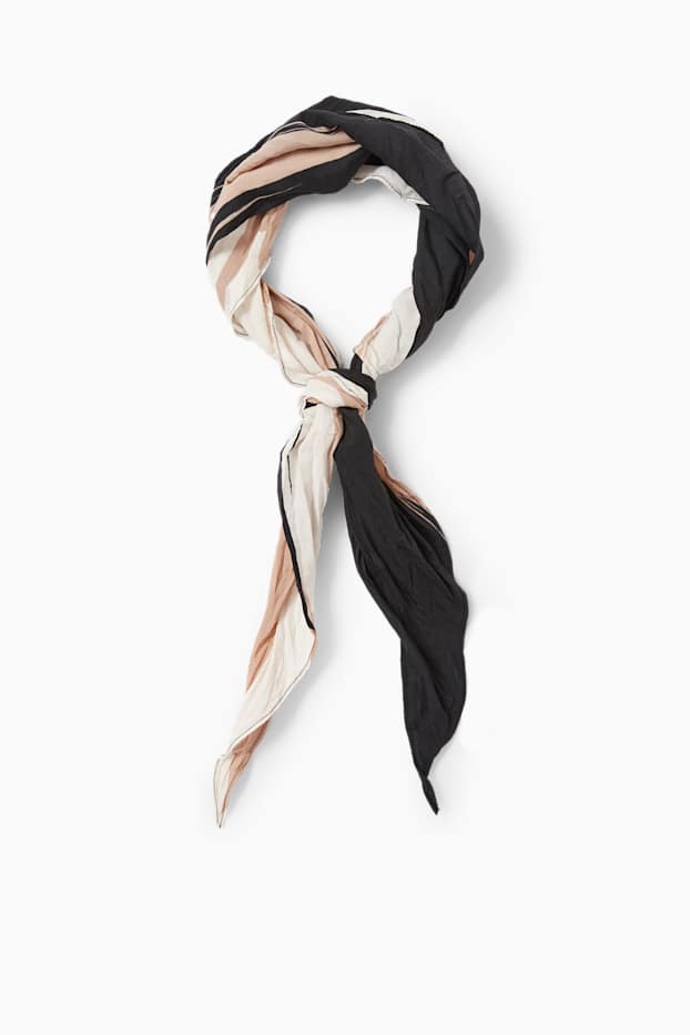 Donna - Foulard - fantasia - nero