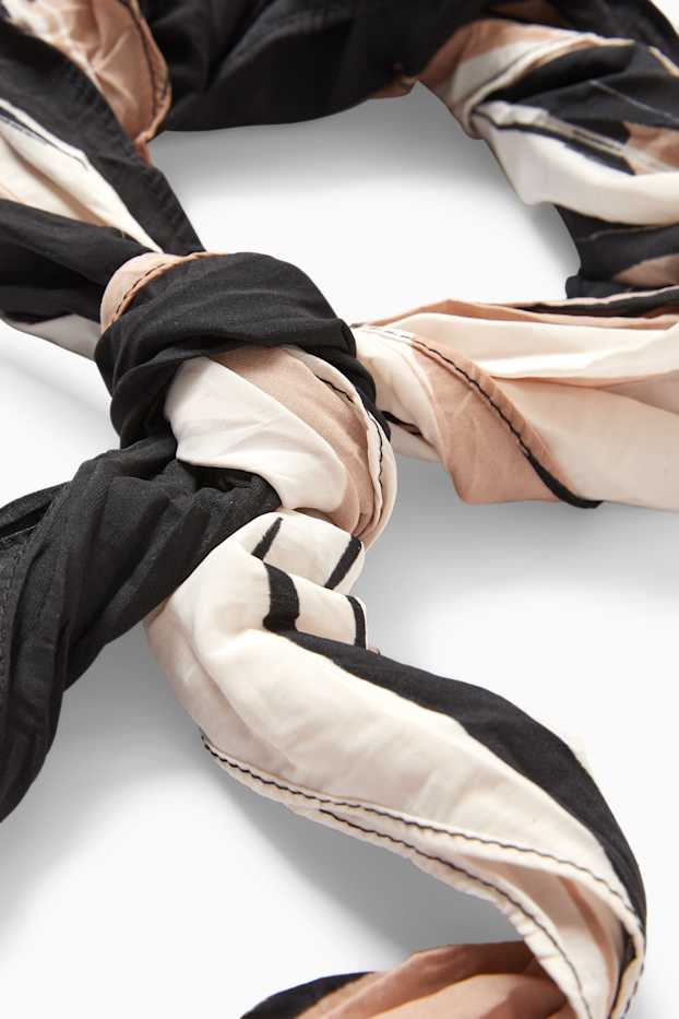 Donna - Foulard - fantasia - nero