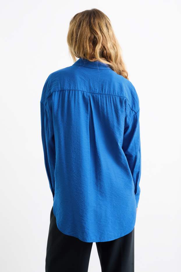 Damen - Bluse - blau