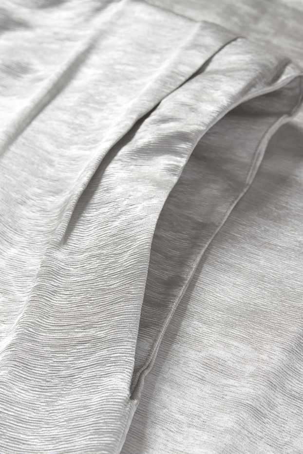 Damen - Kleid - glänzend - strukturiert - silber