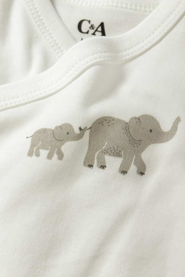 Unisex - Multipack 5 buc. - animale - body petrecut bebeluși - gri