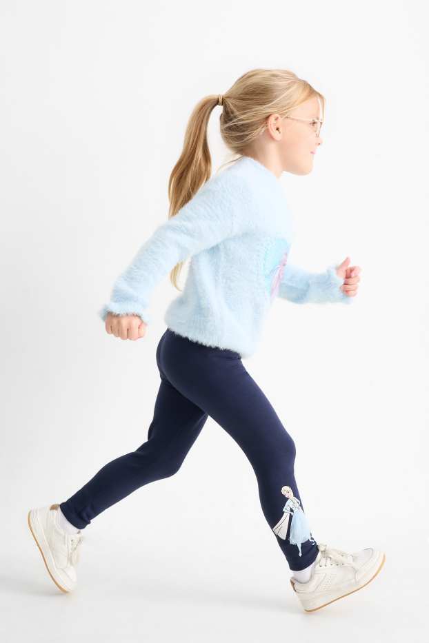 Nena - Paquet de 2 - Frozen - leggings tèrmics - violeta clar