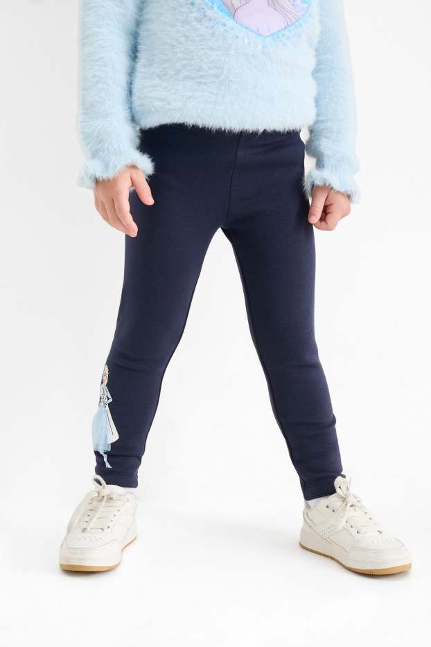 Nena - Paquet de 2 - Frozen - leggings tèrmics - violeta clar