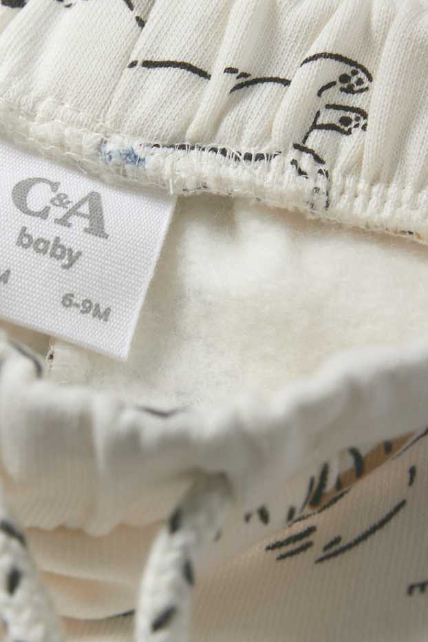 Nadó nen - Gossos - pantalons de xandall per a nadó - blanc