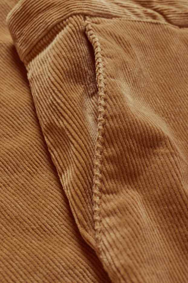 Home - Pantalons de pana - regular fit - marró clar