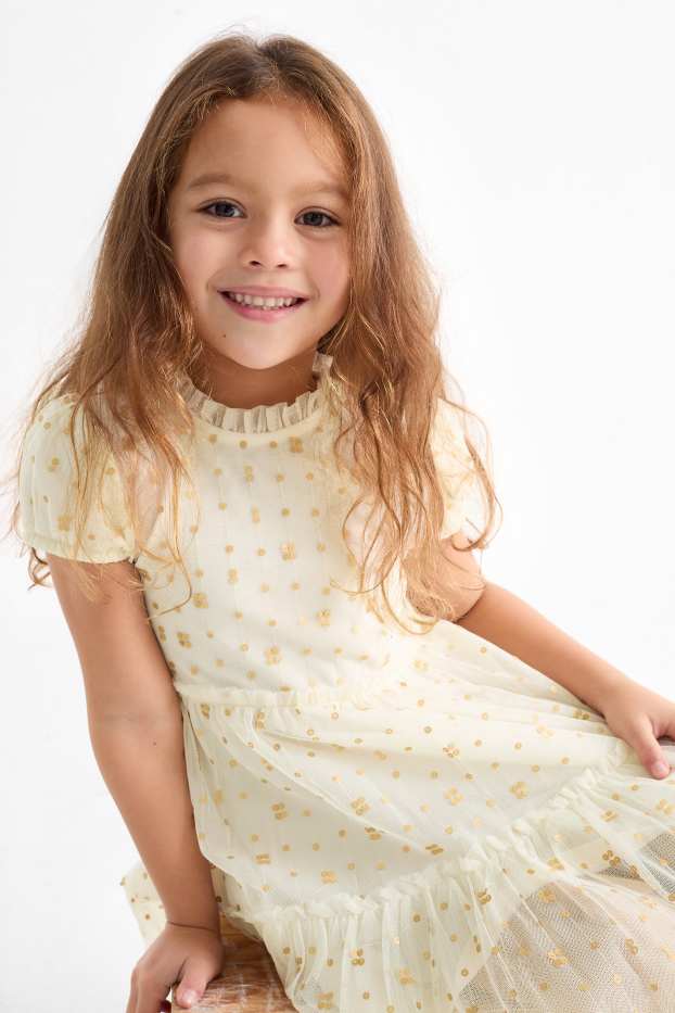 Copii - Fete - Rochie - crem