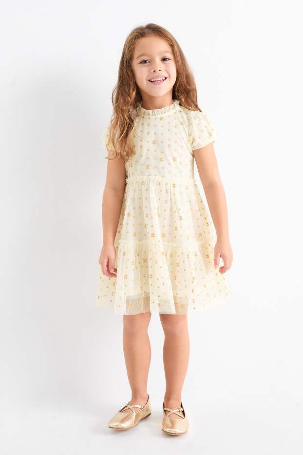 Copii - Fete - Rochie - crem