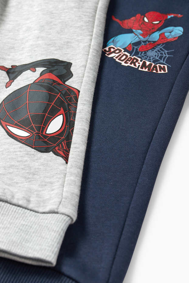 Kinder Jungen - Multipack 2er - Spider-Man - Jogginghose - dunkelblau