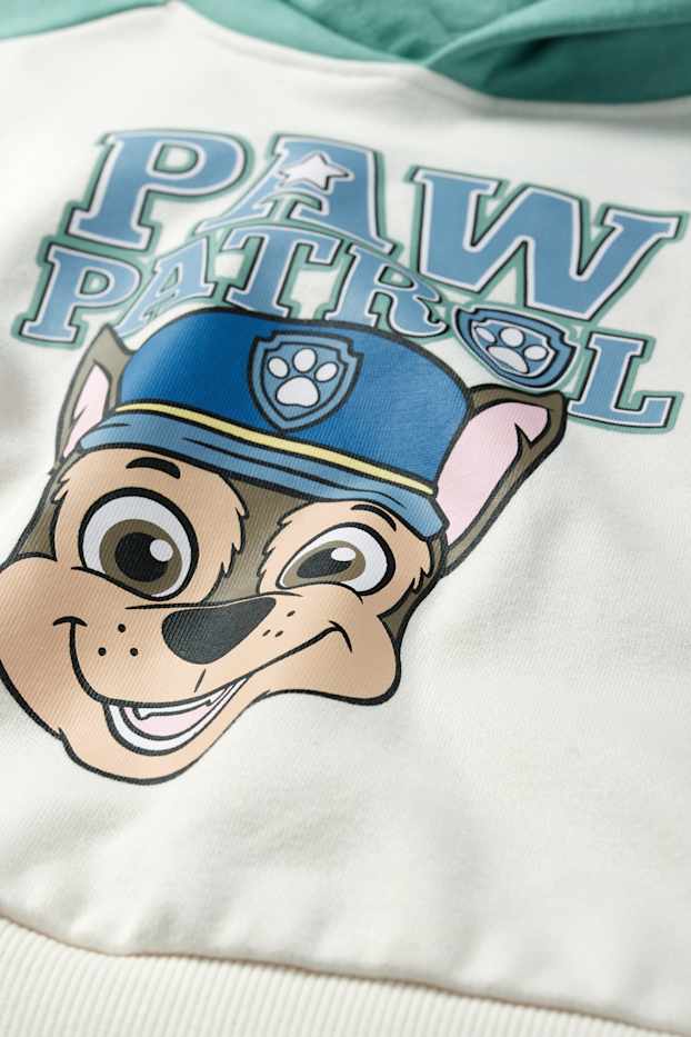 Kinderen: jongens - PAW Patrol - Chase - hoodie - crème wit