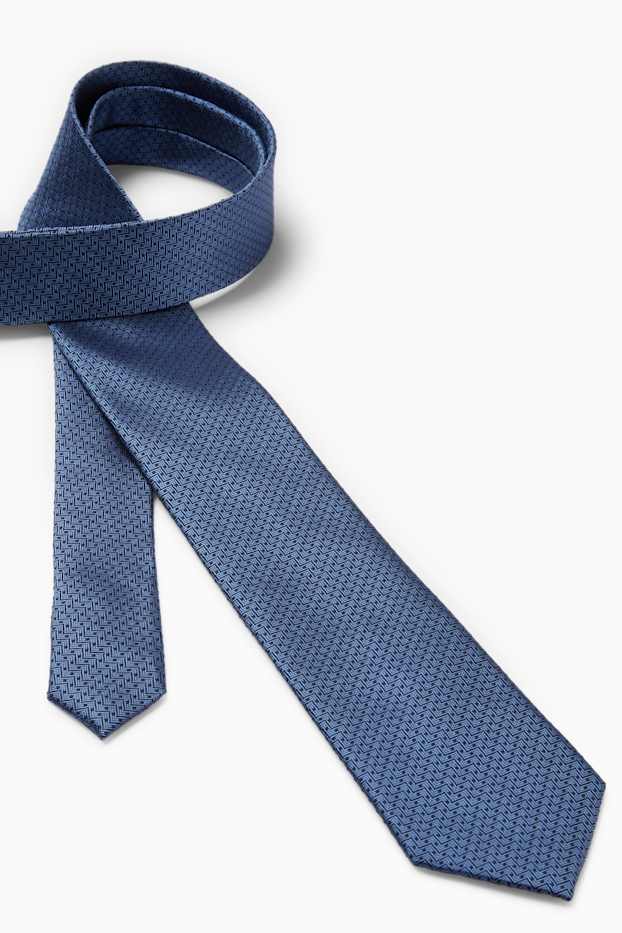 Hommes - Cravate - bleu