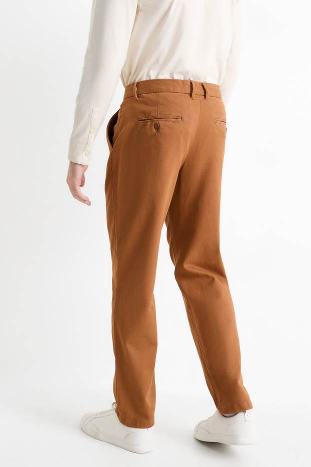 Herren - Chino - Tapered Fit - braun