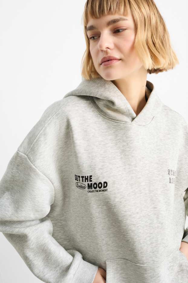Femmes - Sweat à capuche - gris
