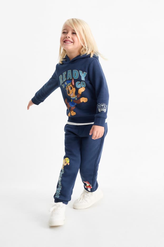 Enfants garçons - Pat’ Patrouille - Chase - ensemble - sweat à capuche et pantalon de jogging - 2 pièces - bleu foncé