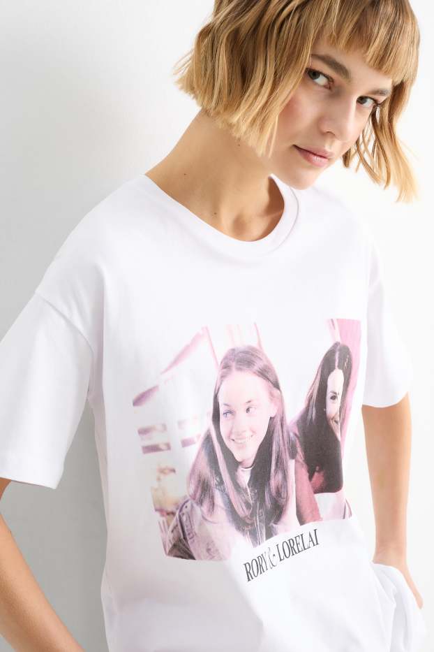 Dames - T-shirt - Gilmore Girls - wit