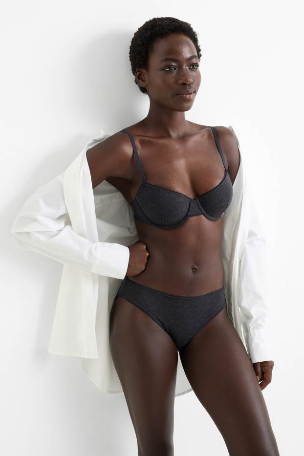 Damen - Slip - schwarz