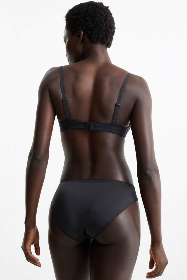 Damen - Slip - schwarz