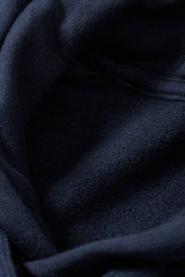 Hommes - Sweat à capuche - bleu foncé