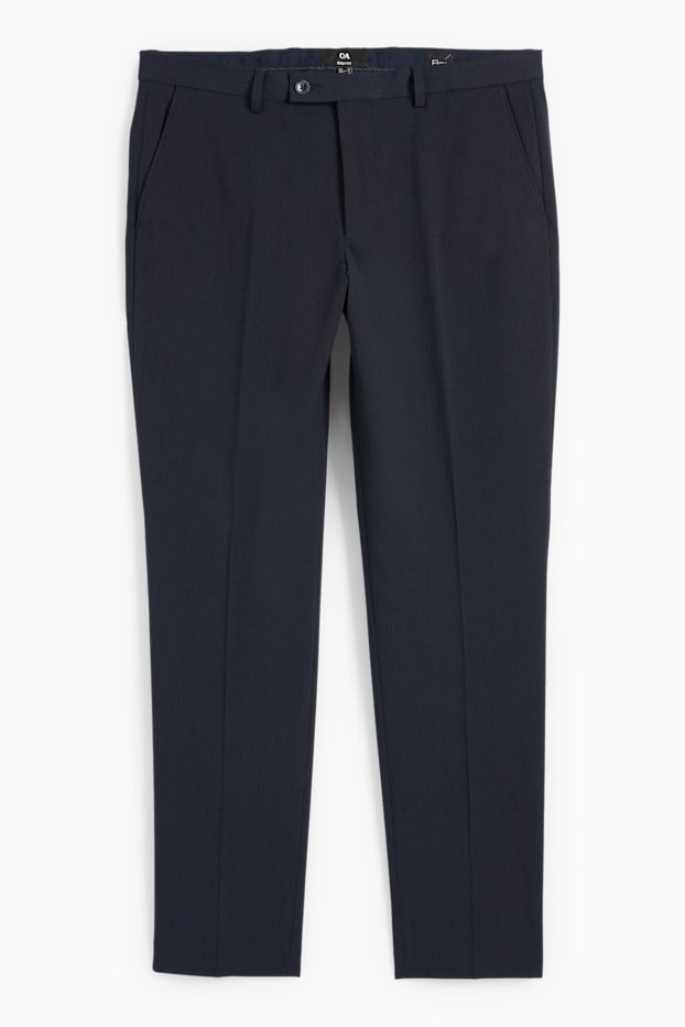Home - Pantalons combinables - body fit - Flex - LYCRA® - Mix & Match - blau fosc