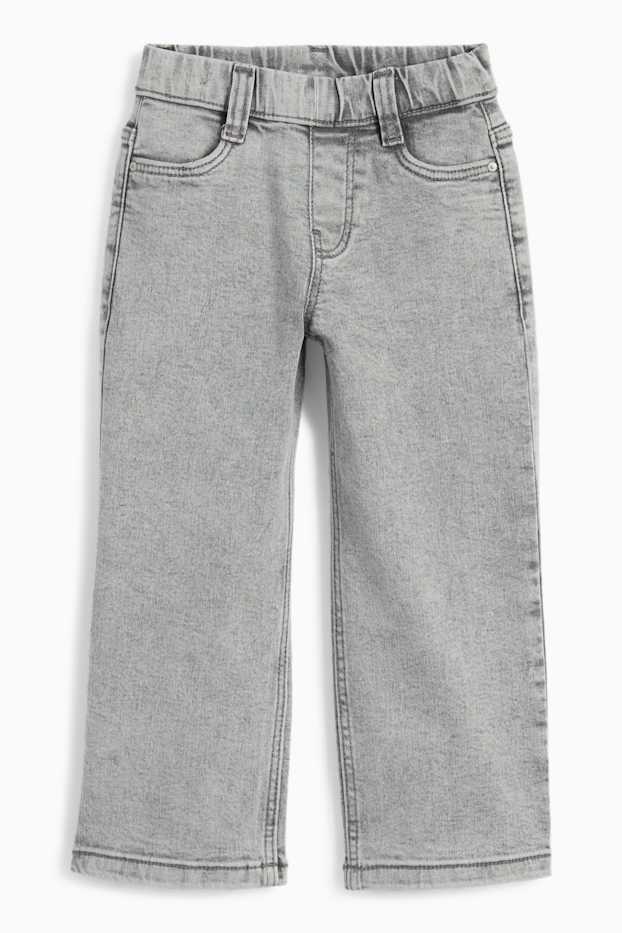 Nena - Wide Leg Jeans - texà gris clar