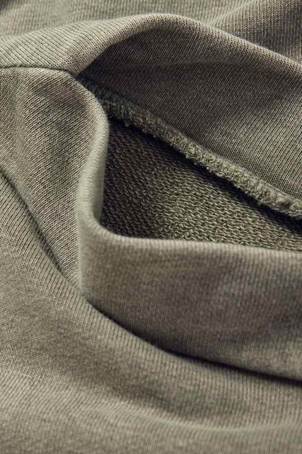 Damen - Sweatshirt - grün-melange
