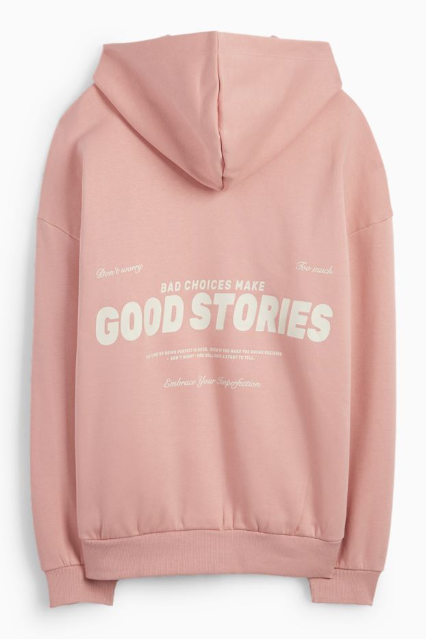 Femmes - Sweat à capuche - rose