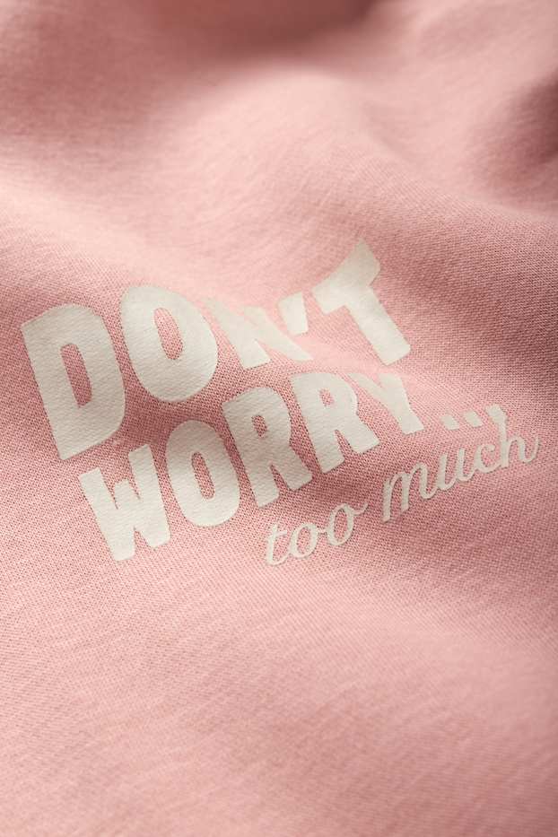 Femmes - Sweat à capuche - rose