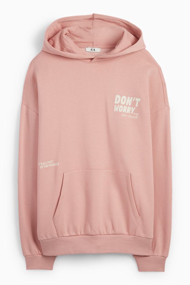 Femmes - Sweat à capuche - rose