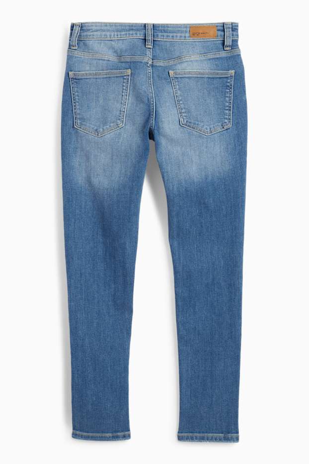 Kinder Mädchen - Skinny Jeans - helljeansblau
