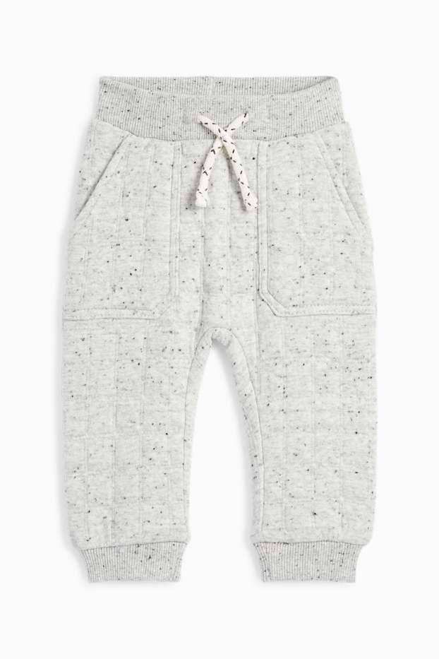Baby Jungen - Baby-Jogginghose - grau