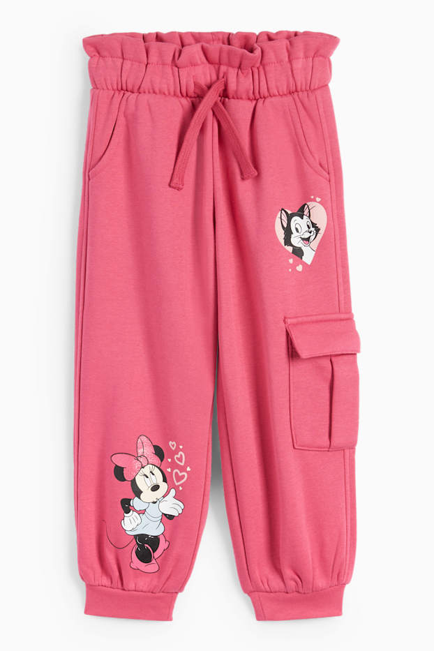 Kinder Mädchen - Minnie Maus - Cargo-Jogginghose - pink