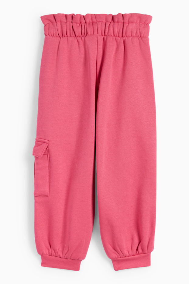 Kinder Mädchen - Minnie Maus - Cargo-Jogginghose - pink
