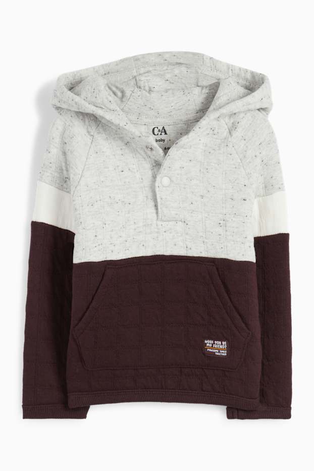 Bébés garçons - Sweat à capuche pour bébé - gris