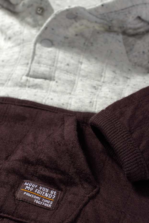 Bébés garçons - Sweat à capuche pour bébé - gris