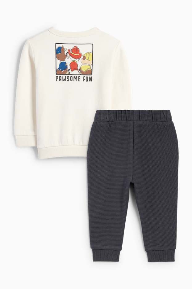 Baby Boys - PAW Patrol - Chase, Marshall - baby outfit - 2 piece - cremewhite