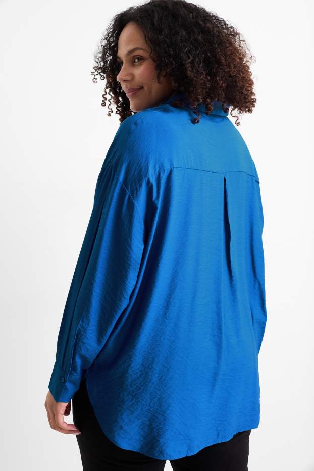 Damen - Bluse - blau