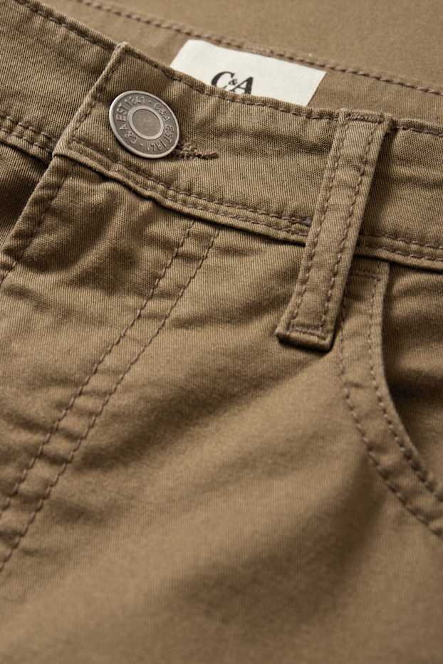 Heren - Broek - regular fit - kaki