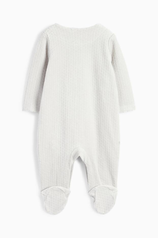 Unisexe - Le Roi Lion - pyjama bébé - texturé - gris clair