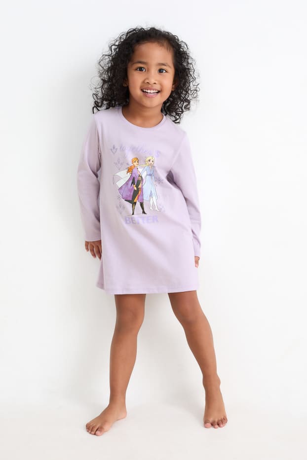 Nena - Paquet de 2 - Frozen - camisa de dormir - violeta clar