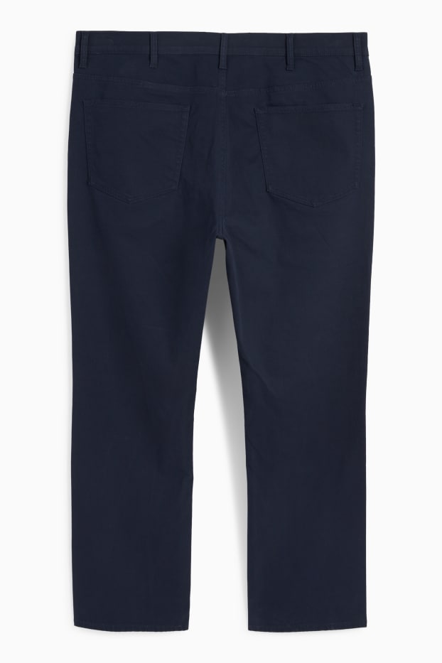 Hommes - Pantalon - regular fit - bleu foncé