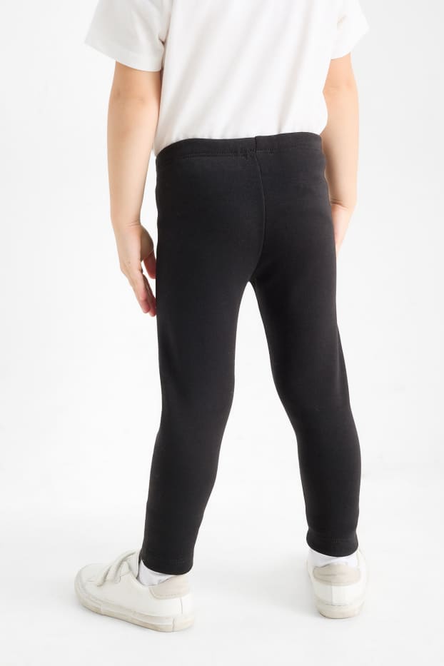 Enfants filles - Minnie Mouse - legging doublé - noir