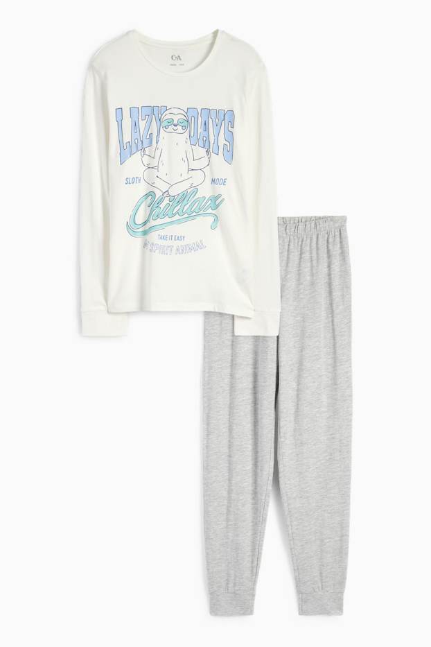 Nena - Peresós - pijama - 2 peces - blanc