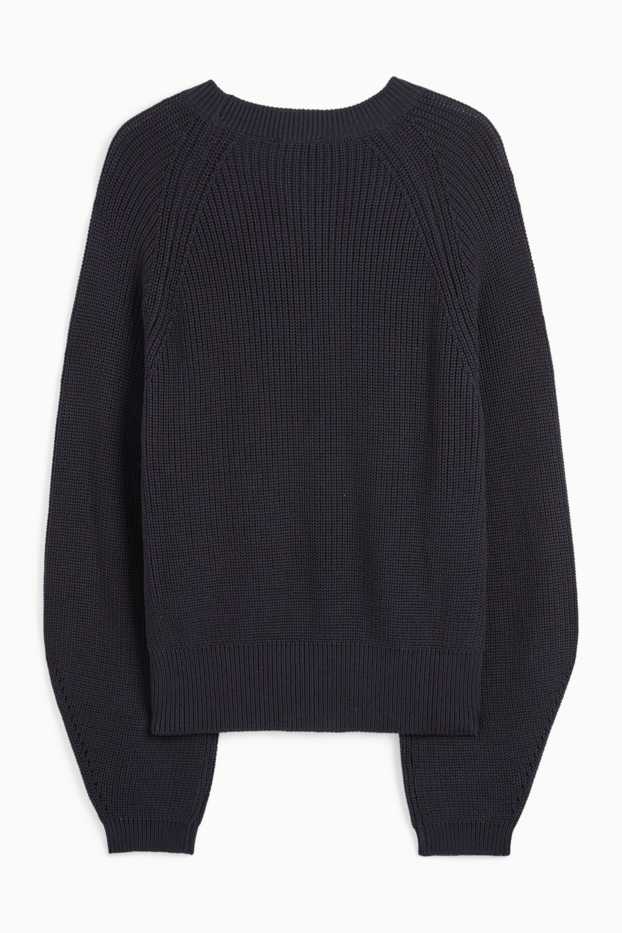 Damen - Pullover - dunkelblau
