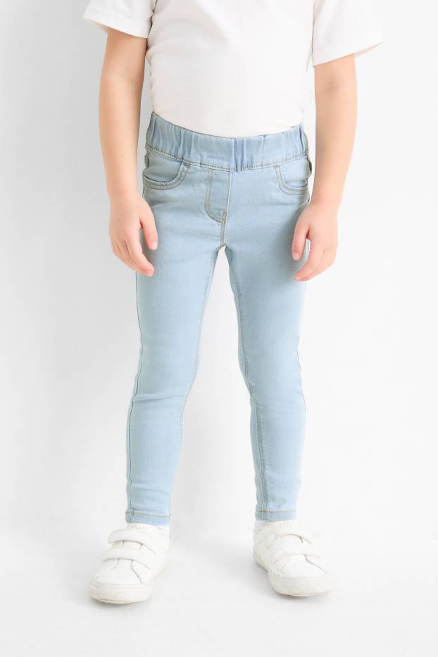 Children Girls - Multipack of 2 - jeggings - light blue