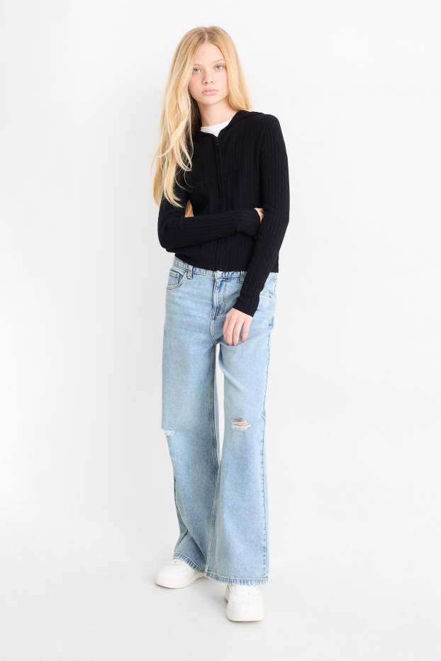 Nena - Wide Leg Jeans - texà blau clar