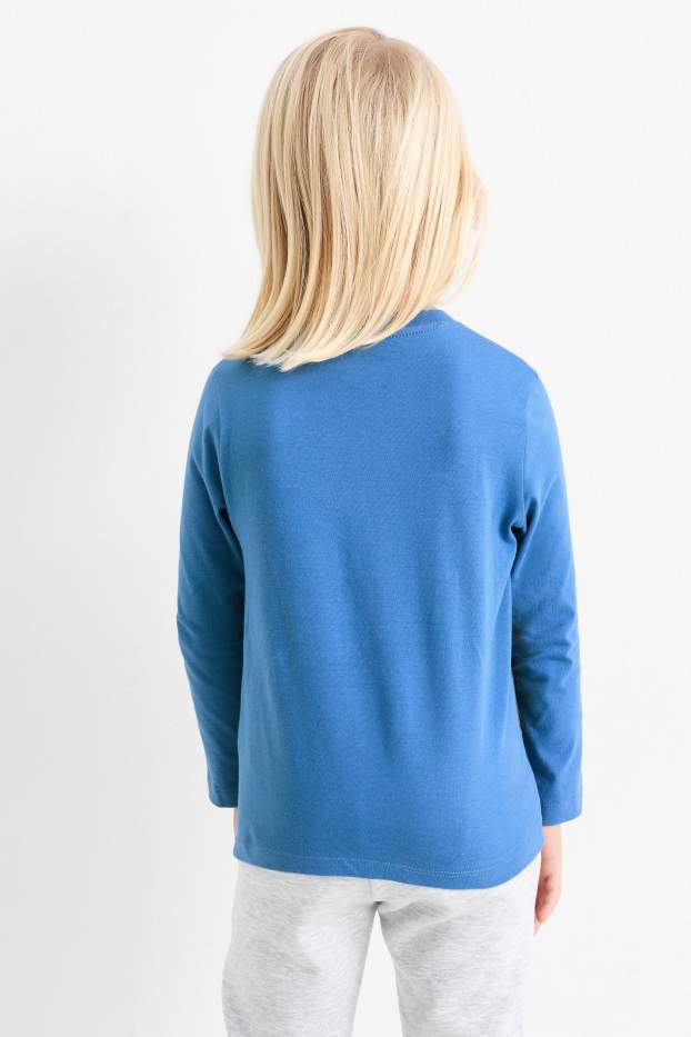 Kinderen: jongens - Set van 3 - Spider-Man - longsleeve - donkerblauw